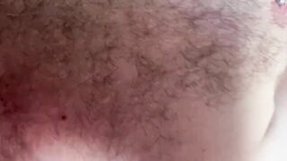 He blows a fountain whilst I use his gullet