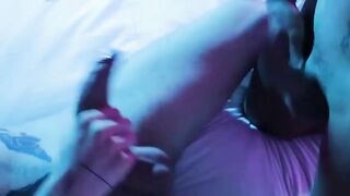 Lil Step-brother Had No Luck In humping. So big Step-brother And Dad Helped Him Out.