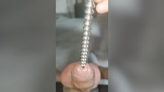 拘束阳具和睾丸插尿道棒
