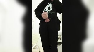 Youngster dryly faps off in the medical center