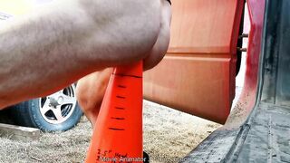 Personal Flick, Taking XL Cone Plaything Mod Outdoors at Work Alone