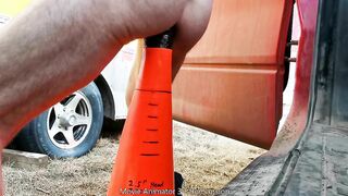 Personal Flick, Taking XL Cone Plaything Mod Outdoors at Work Alone
