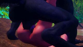 my hairy werewolf mate and he humps great