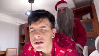 My step-dad dresses up as a Santa to bang me