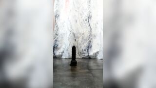 Femboy's very first didlo