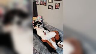 @AngryBarks from the Pioneer's office instructs your how to milk your puppy bf ‍
