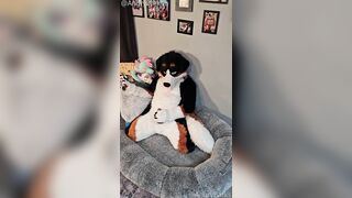@AngryBarks from the Pioneer's office instructs your how to milk your puppy bf ‍