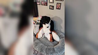 @AngryBarks from the Pioneer's office instructs your how to milk your puppy bf ‍