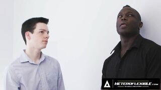 HETEROFLEXIBLE - Wolf Harrison Senses's Pre-Encounter Penis Leads To HAND-JOB & DOGGY STYLE With Texas Lad
