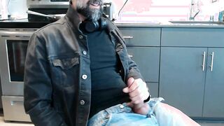 Daddies Large Penis Spunking for You
