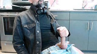 Daddies Large Penis Spunking for You