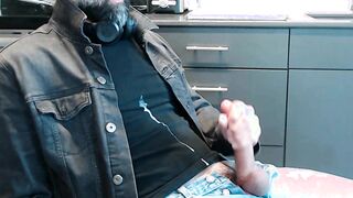 Daddies Large Penis Spunking for You
