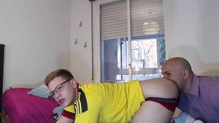 red-hot screw sesh with briefs on a two ample creampoies