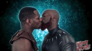 Big Dark-hued Panther Schlong Breeds Soldier