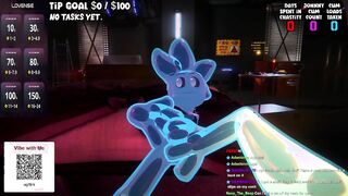 Slime Deep throats devil Fuck-stick and rails his plaything