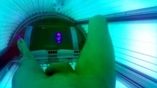 Justa9er Toying Around In Tanning Sofa with My Ample Milky Man meat