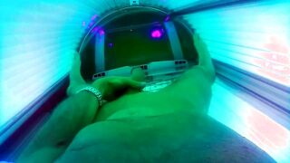 Justa9er Toying Around In Tanning Sofa with My Ample Milky Man meat