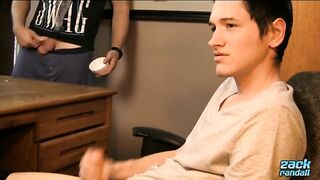 ZackRandall: Billy Club And Caesar Spunking Jack Off Together And Shoot The Largest Explosion