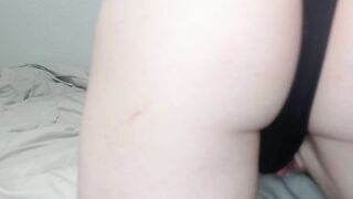femboy trying on undies + bootie spread