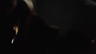 Femboy walks outdoors nude