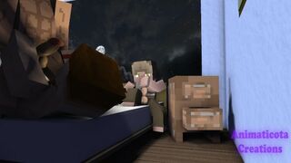 Late game night with the studs - Minecraft Faggot Fuckfest Toon