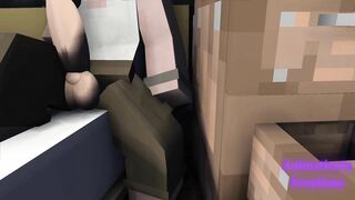 Late game night with the studs - Minecraft Faggot Fuckfest Toon