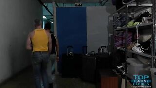 Muscular Platinum Dad Tops His youngster