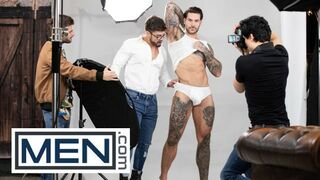 DUDES - Dann Grey Sees Papi Kocic Posing For A Photoshoot And Wonders What His Dinky Would Sense Like
