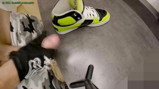 four Jizz shots on Lime Green Osiris Bronx