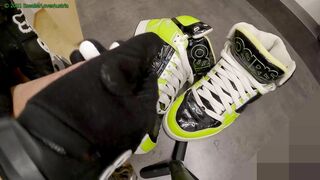 four Jizz shots on Lime Green Osiris Bronx