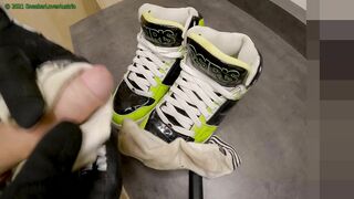 four Jizz shots on Lime Green Osiris Bronx