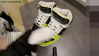 four Jizz shots on Lime Green Osiris Bronx