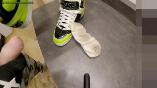 four Jizz shots on Lime Green Osiris Bronx