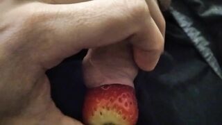????????????????My Yam-sized Ginormous Man sausage I Luved Fucking This Strawberry So Much And He Came So Cozily!