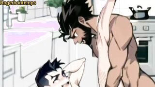 Multiracial Quickie in the Kitchen Toon Anime porn Toon