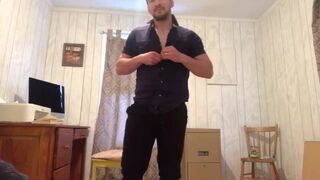 Thick penis boy disrobe taunt