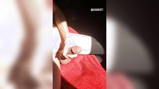 Your hung twink goon clitoris does a fast wank and countdown with you!