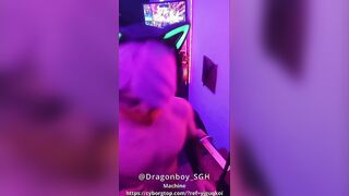 Fag bunny getting jammed by a BBC shoved by a FuckmACHINE Cyborgtop Machine