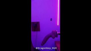 Fag boy with a really giant stud pipe