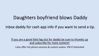 Stepdaughters-in-law Beau Deep-faceholes Daddy Cum-shotgun (Verbal Muddy Chat)