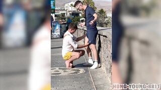 HOMOSEXUAL-FOR-PAY CHAV SCOUTED BY INSANE CZECH CHAV TWINK TAKES KNOB FOR THE FIRST-EVER-EVER TIME ON CAM