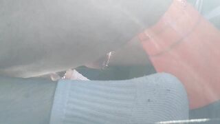 Individual Movie Of Straight Male Outdoors Opening up Ass On Ample Cone In Camper At Beach