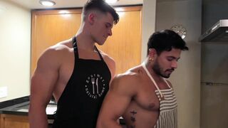 Cooking Jism-shotgun Gets Outshined by Malik's Mouth-watering Meat