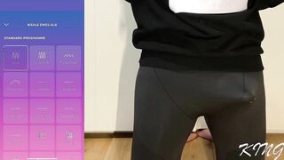 No-palms remote assfucking massager guts climax pop-shot