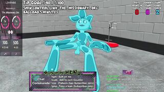 Slime Hangs out with chat in VR
