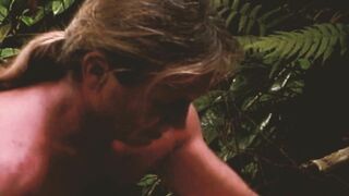 HOMOSEXUAL ISLAND Scene-2_two muscled homosexual fellows smashing rock-hard in the jungle