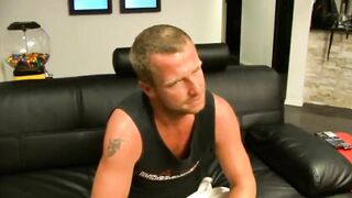 Heterosexual Australian Guzzles A Beer And Masturbates His Uncircumcised bone