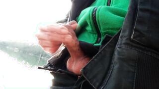 Jon Arteen takes his youngster boner outside, pees in a lake and suddenly feels the urge to jack