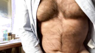 Seattle Dad Wordy wank off after work