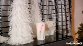 MASKURBATE - Ricky's Perfection Uncensored - Holiday Ginormous Salami Solo, Bloopers & Enormous Cum Reward